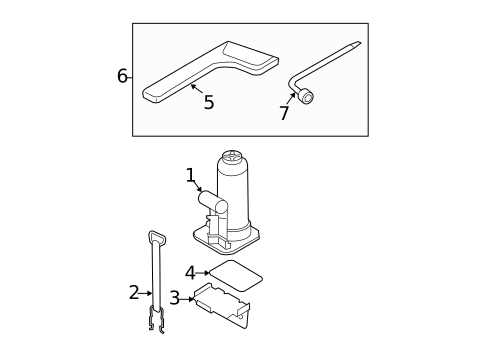 Jack & Components for 2005 Kia Sorento #0