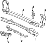 MB428265 - Body: Reinforcement for Mitsubishi: Van Image image