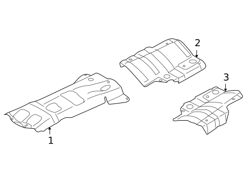Heat Shields for 2011 Subaru Forester #1