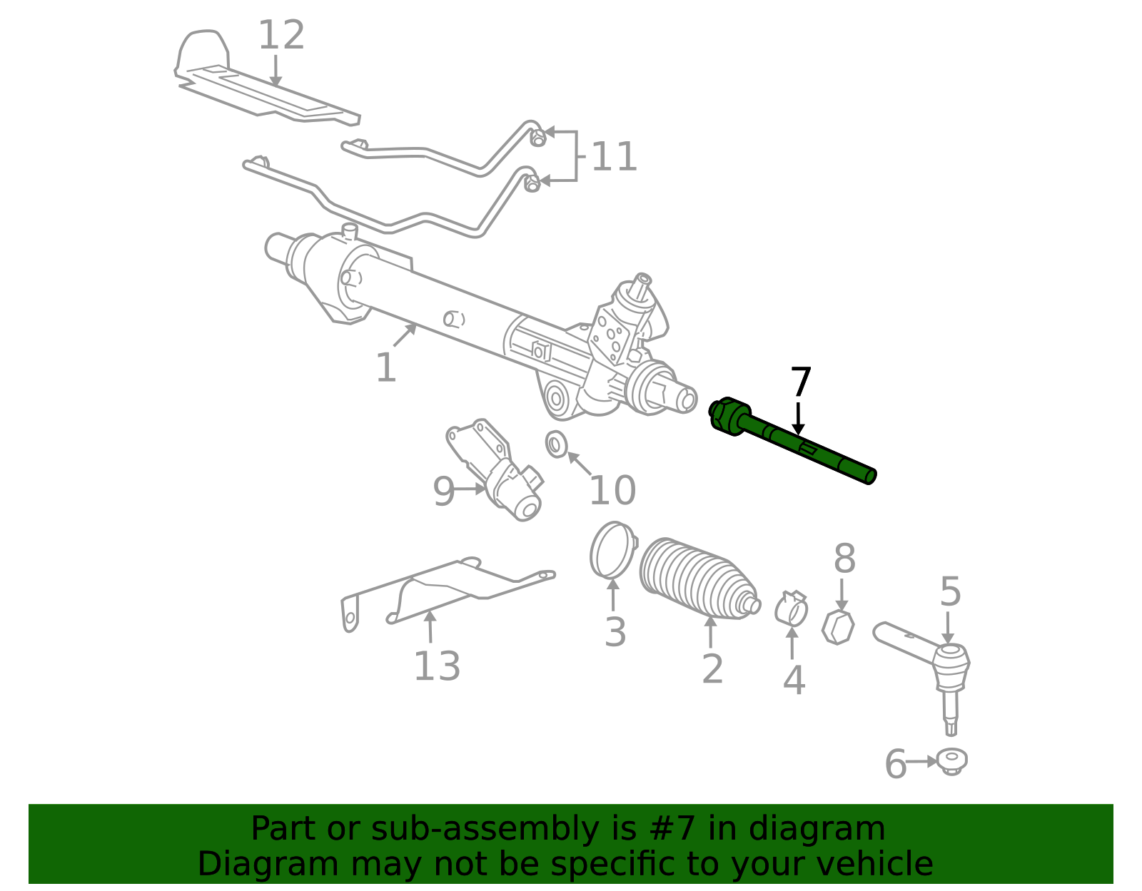 2007-2017 GM Steering Linkage Inner Tie Rod Kit 20817752 | Shop Matick ...