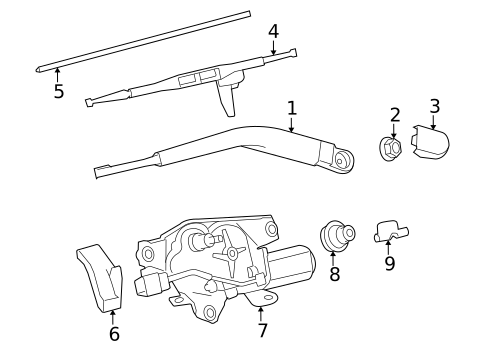 Wiper & Washer Components for 2013 Toyota Sequoia #1