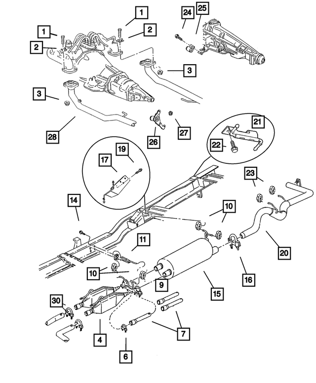 52017629 - Exhaust: Exhaust Hanger for Mopar Image
