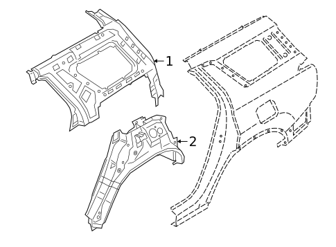 Inner Structure for 2023 Hyundai Palisade #0