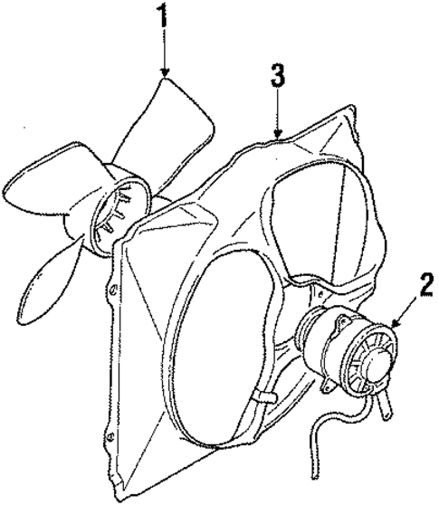 Cooling Fan for 1985 Chevrolet Sprint #0