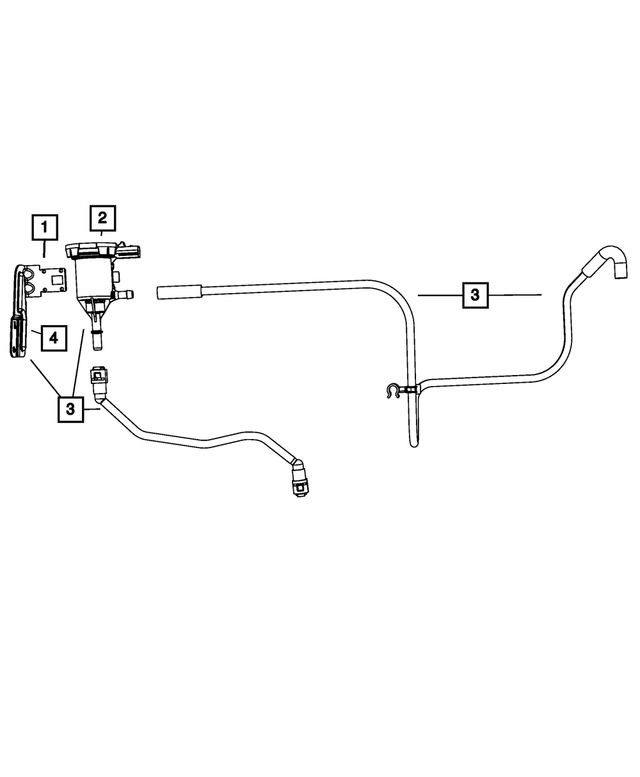 68048521AE - Emission Controls: Proportional Purge Solenoid Harness for Mopar Image image