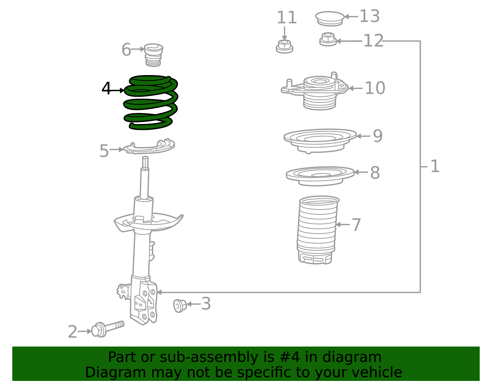 Spring Lexus 48131-F6061 - High-Quality Spring for 2023-2024 Lexus NX350 ...