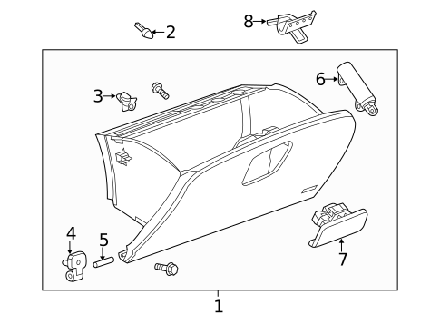 Glove Box for 2017 Buick Encore #0
