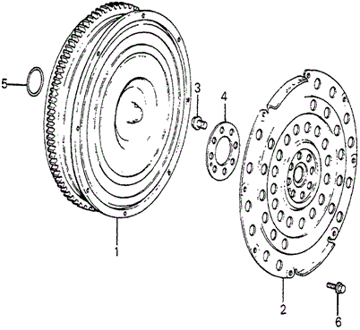 AT Torque Converter for 1984 Honda Accord #0