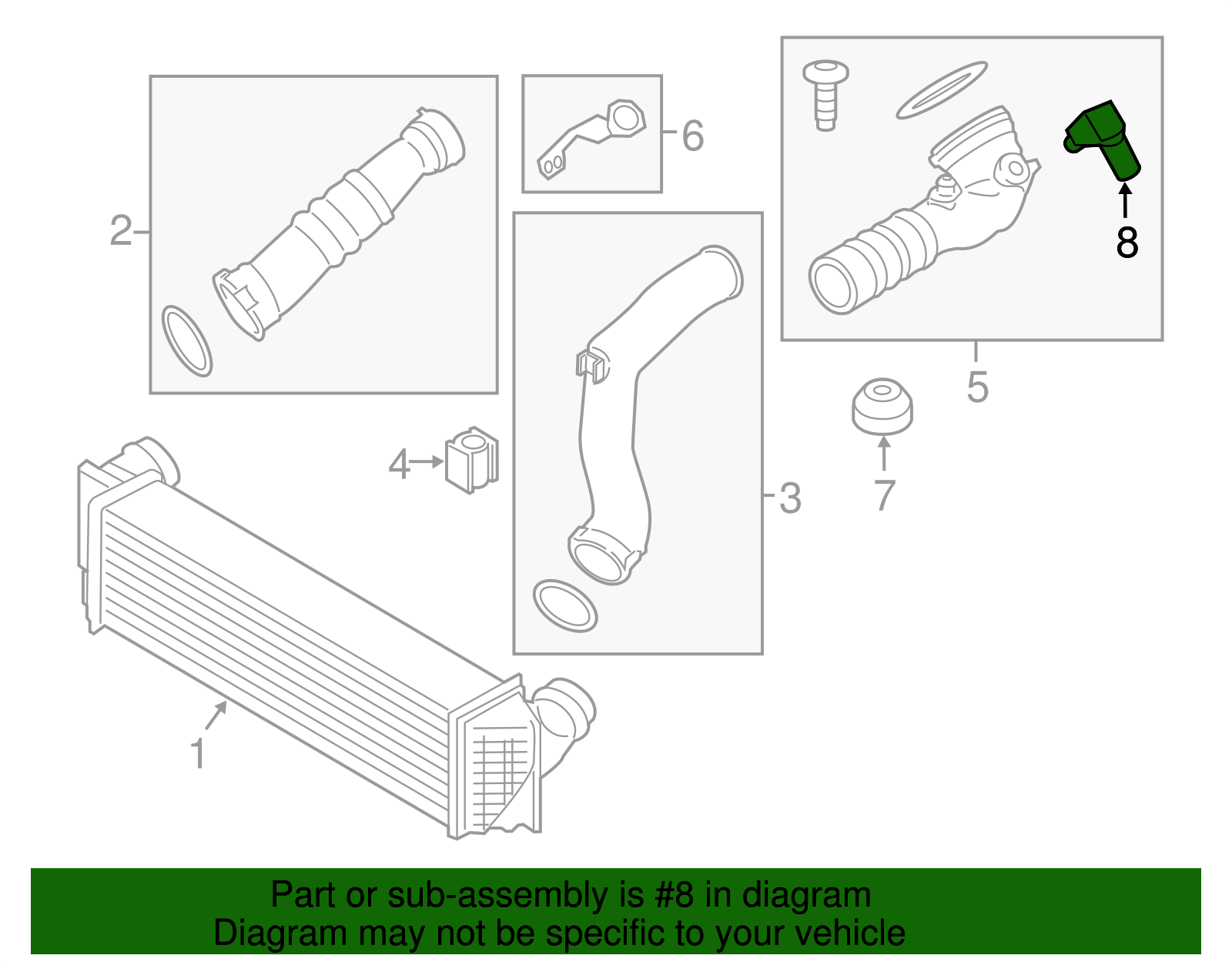 13628644432 - 2009-2025 BMW Manifold Absolute Pressure