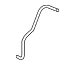 254513X600 - Cooling System: Reservoir Hose for Hyundai: Elantra, Elantra Coupe, Elantra GT Image