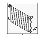25310A5010 - Cooling System: Radiator Assembly for Hyundai: Elantra GT Image