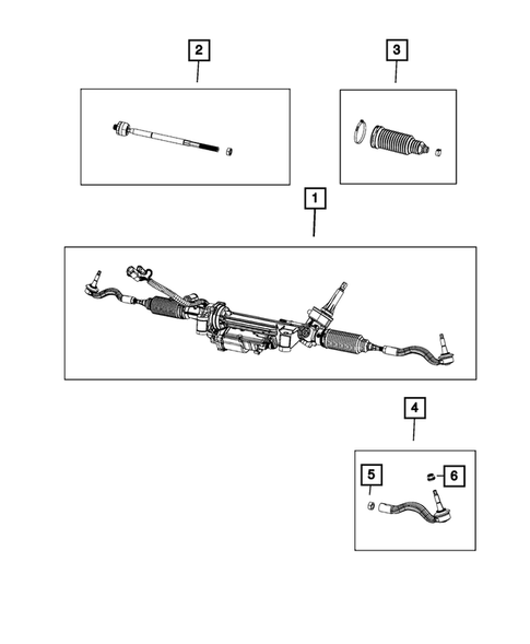 Steering Gear for 2017 Dodge Durango #0