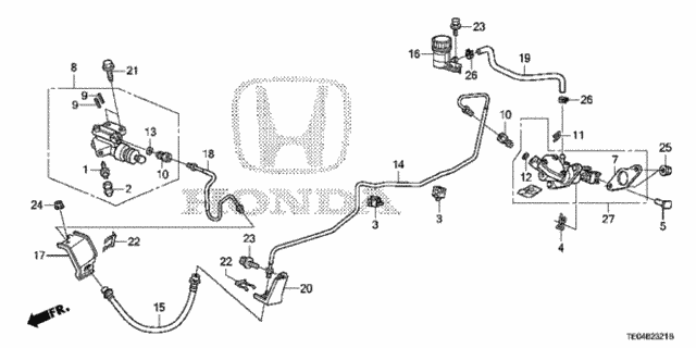 Clutch Master Cylinder (V6) for 2011 Honda Accord #0