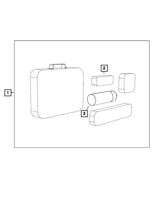 55352852AA - Wheels: Tool Set for Mopar Image image