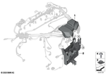 12908095698 - Engine Electrical System: Cover, Hybrid Power Distributor for BMW Image