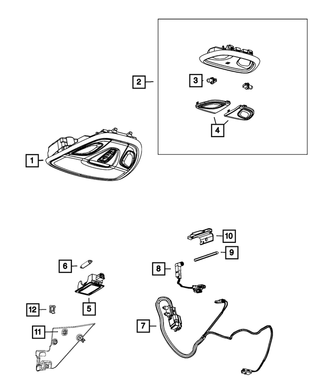 68175028AB - Electrical: Jumper Wiring, Rear Door, Right for Mopar Image