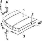12512561 - Body: Hood for Oldsmobile: Cutlass Supreme Image