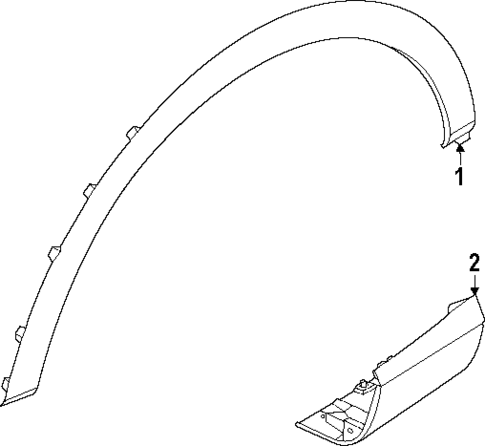 Exterior Trim - Fender for 2025 Genesis GV80 Coupe #0