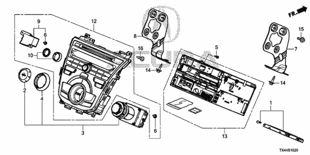 Center Module (Navigation) (1) for 2014 Acura RDX #0