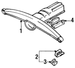 5547370A00 - : Differential Mount Stopper for Nissan: Sentra Image