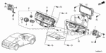 39104TA0A31 - Electrical/Exhaust/Heater/Fuel: KNOB (TUNE/SELECT) for Honda Image