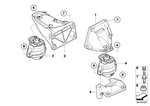 22116761090 - : Engine Mount, Right for BMW Image
