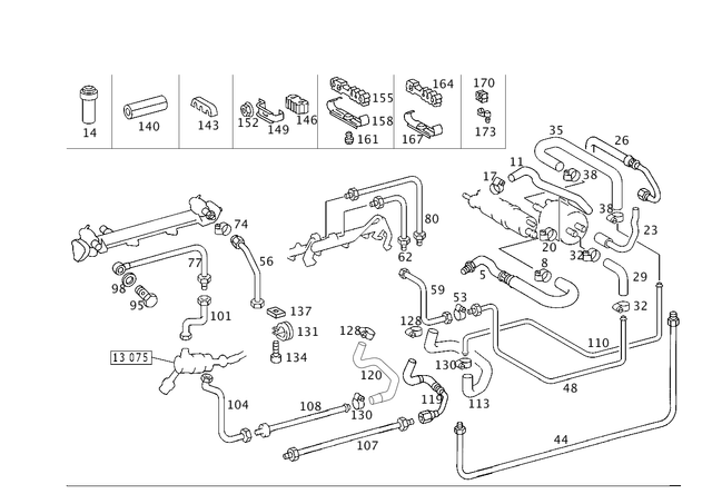 2024769526 - : Hose for Mercedes-Benz Image