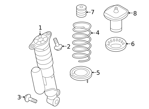 Shocks & Struts for 2011 Volvo XC70 #0