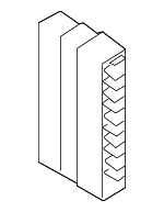 4F1941824 - Electrical: Holder for Audi: A4, A4 allroad, A4 Quattro, A5, A5 Quattro, A5 Sportback, A6, A6 Quattro, A7 Quattro, A7 Sportback, A8 Quattro, Q5, Q5 PHEV, Q5 Sportback, Q7, Q8, R8, RS Q8, RS5, RS5 Sportback, RS7, RS7 Sportback, S4, S5, S5 Sportback, S6, S7, S7 Sportback, S8, SQ5, SQ5 Sportback, SQ7, SQ8, TT, TT Quattro, TT RS Quattro, TTS Quattro Image