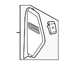 PC3Z2604480AA - Body: Side Cover for Ford Image
