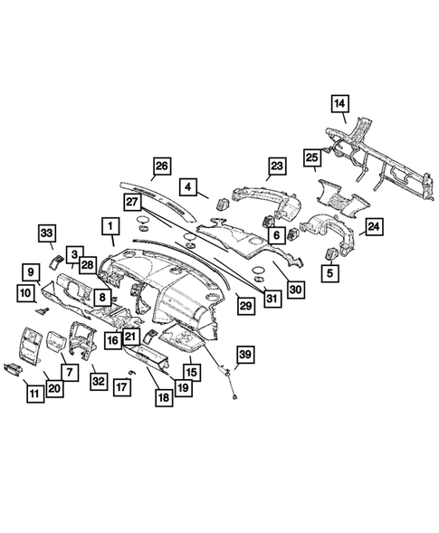 Instrument Panel for 2006 Chrysler 300 #0
