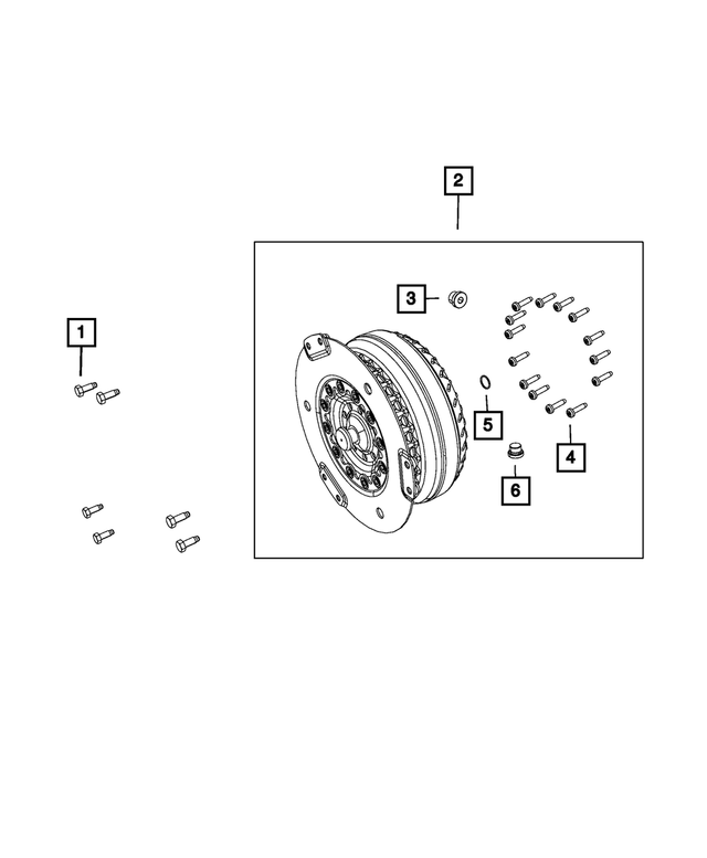 68144195AA - 8HP50; 8-Speed; Automatic Transmission: Torque Converter Kit for Mopar Image