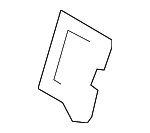 89392A5000RY - Body: Latch Cover for Hyundai: Elantra GT Image