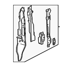 84515858 - Body: Rear Pillar for GM Image