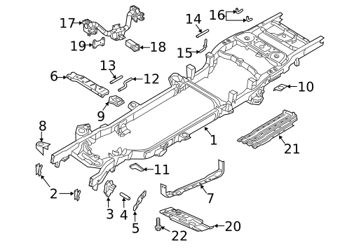 Frame & Components for 2021 Ram 2500 #1