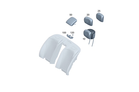 Head Restraint for 2025 Mercedes-Benz S 63 AMG&reg; E Performance #0