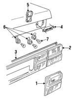443945225A - Electrical: Backup Lamp Assembly for Audi: 100, 100 Quattro, 5000, 5000 Quattro Image