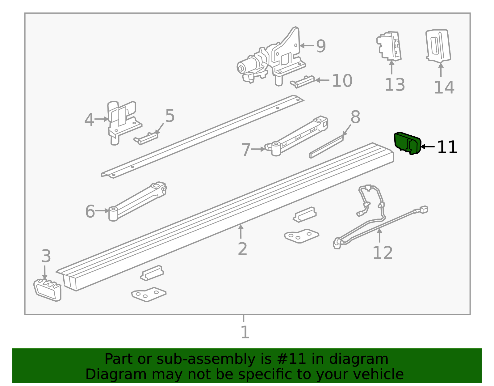 2019-2026 GM Driver Side Assist Step Switch 84266749 GM | GMPartsDirect.com