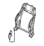 5Q4881045AK - : Seat Back Frame for Audi Image