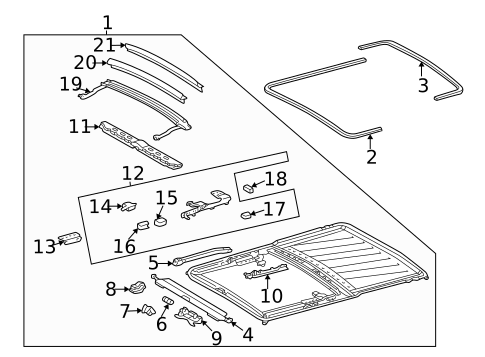Sunroof for 2010 Mercedes-Benz G55 AMG #0