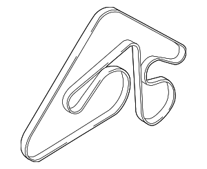 252123F360 - : Serpentine Belt for Hyundai Image