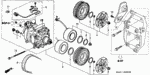 38829PDFE02 - Body/Air Conditioning: NUT (9MM) for Honda Image