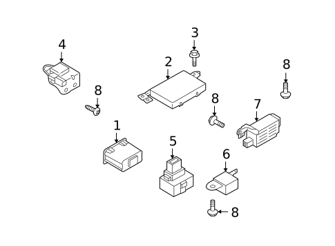 Communication System Components for 2008 Mazda CX-9 #0