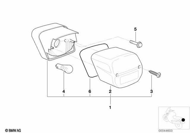 63212306240 - : Rear Light                for BMW-Motorrad Image
