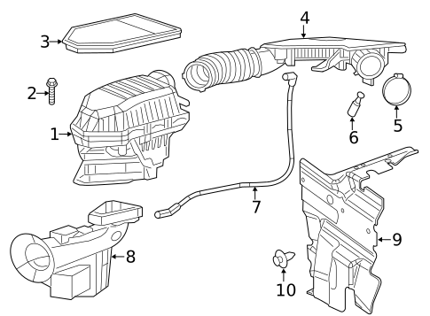 Air Intake for 2023 Dodge Charger #0