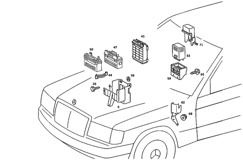 Control Units for 1989 Mercedes-Benz 190 E #2