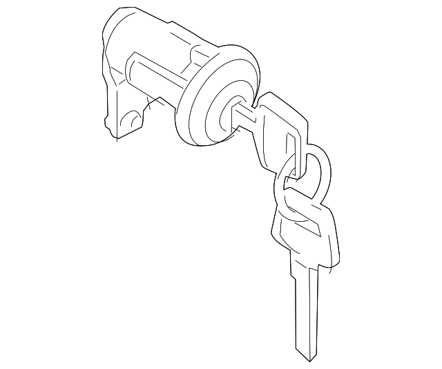 Lock Cylinder - Nissan (K0600-1PA1A)