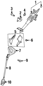 LB8232100F - Steering: Upper Shaft for Mazda: MPV Image