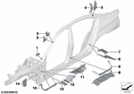41137205105 - Bodywork: Molded Air Deflector, Lateral, Left for BMW Image