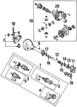 8972013370 - : Differential Assembly for Isuzu Image